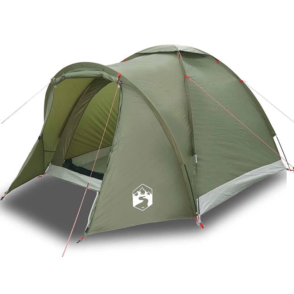 Tente Bivvy de Pêche 2 Places Polyester Imperméable pour Carpiste Session Longue Vert Olive – ComfortXL Outdoor Living - Image 2