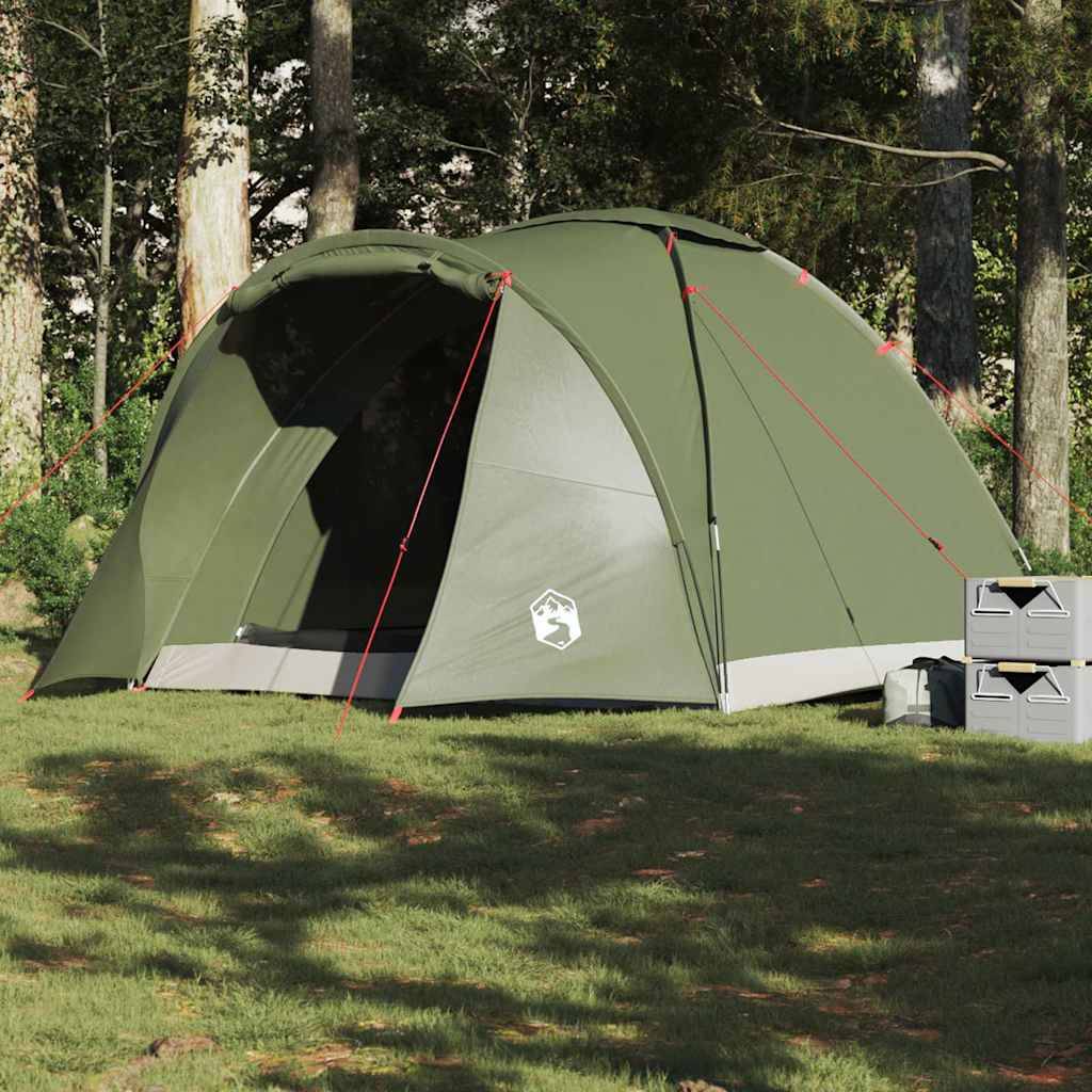 Tente Bivvy de Pêche 2 Places Polyester Imperméable pour Carpiste Session Longue Vert Olive – ComfortXL Outdoor Living - Image 1