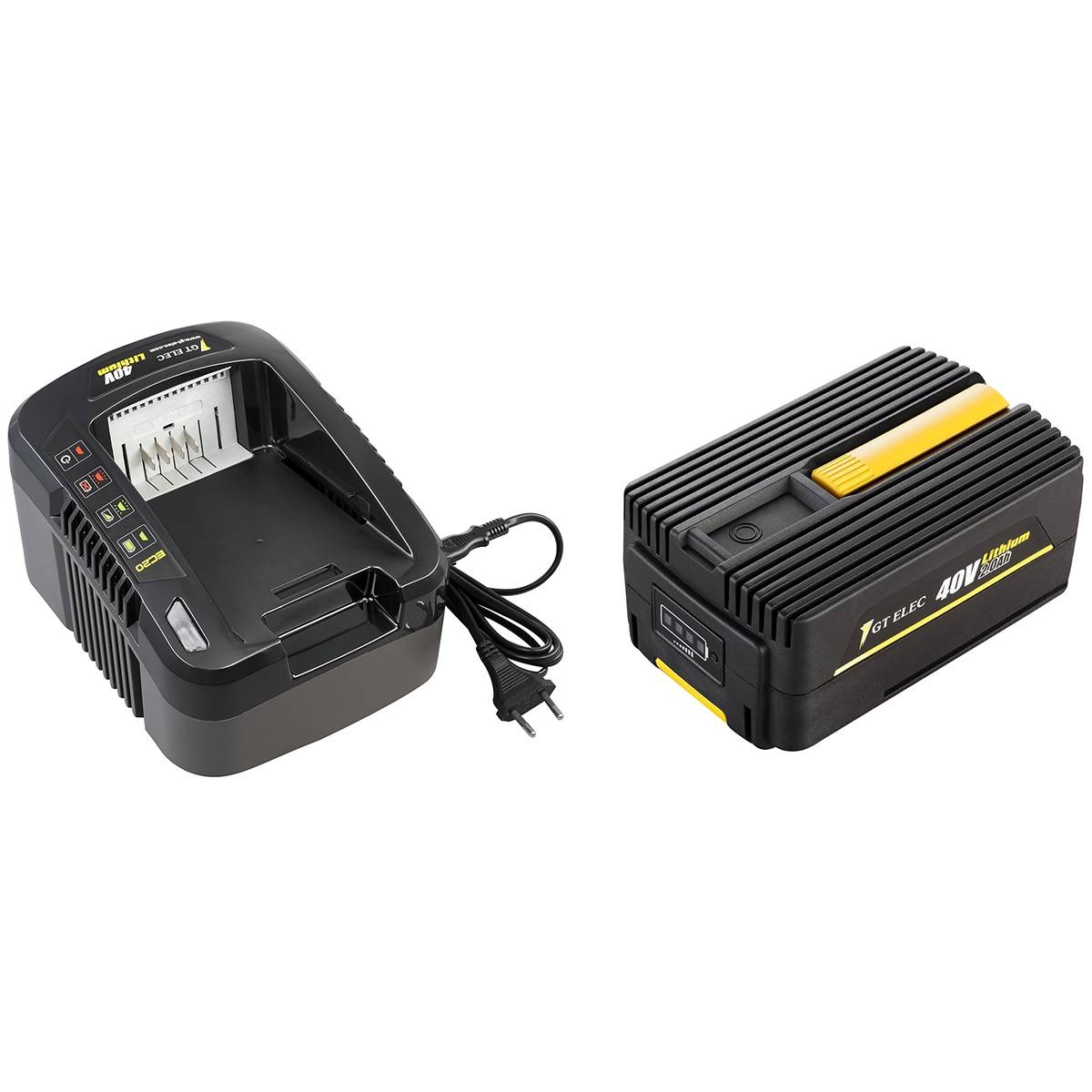 Gt Elec - Tronçonneuse sans fil à batterie, 40 V, guide 16 pouces, GT ELEC + batterie 2 Ah + chargeur - GT ELEC - Image 5