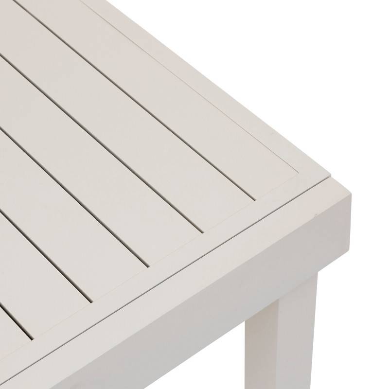Hesperide - Table de jardin extensible "Piazza" argile 10 places en aluminium traité en epoxy Hespéride - Image 6
