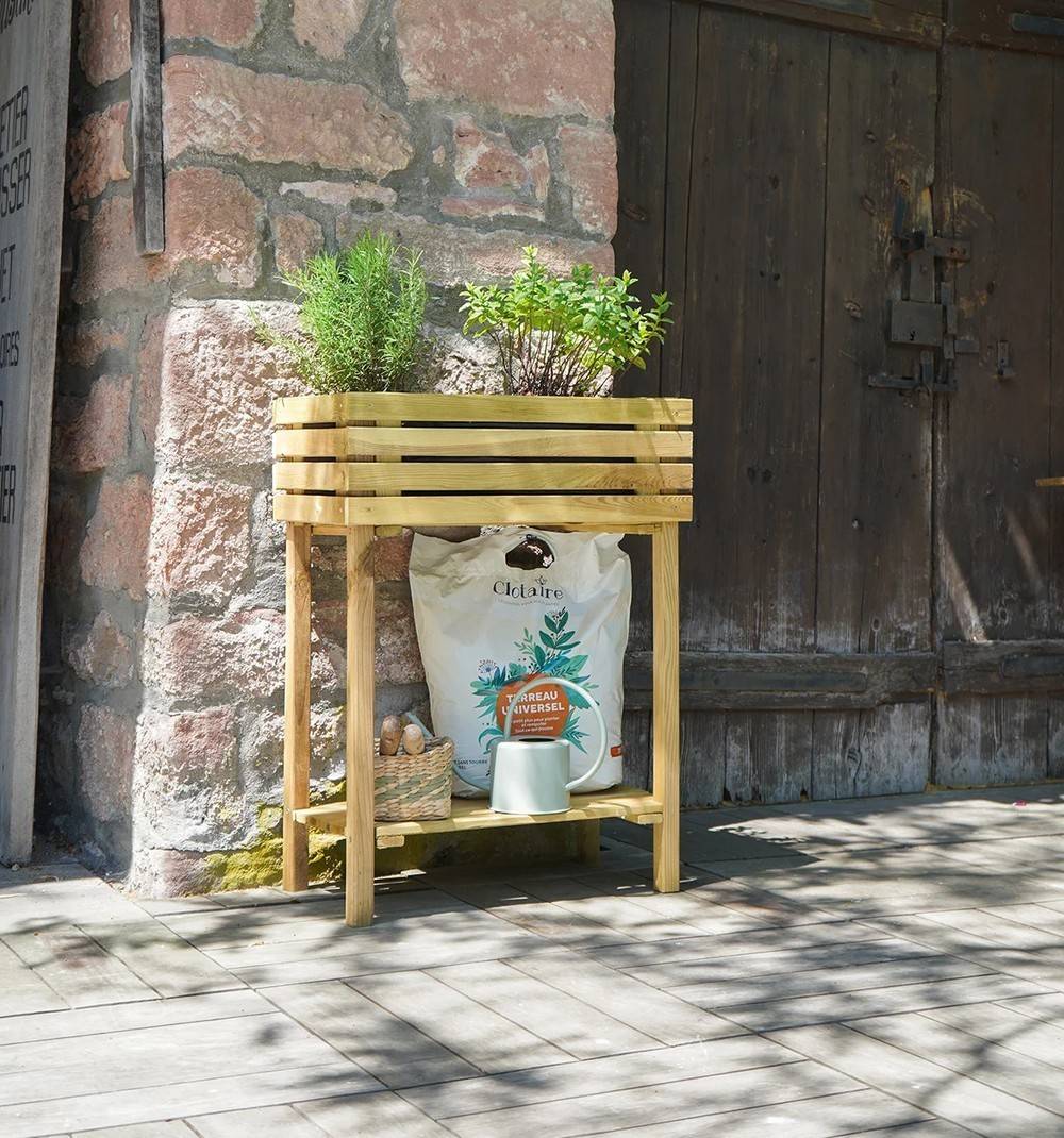 Jardipolys - Mini carré potager surélevé KÜB - 60x30xH19,6/80 cm Jardipolys - Image 2
