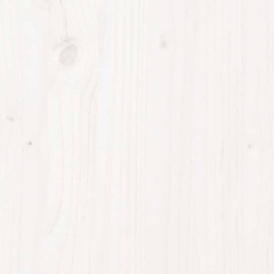 Sapin de Noël en bois massif de pin rotatif pour décoration 80 cm Blanc – ComfortXL Outdoor Living - Image 7