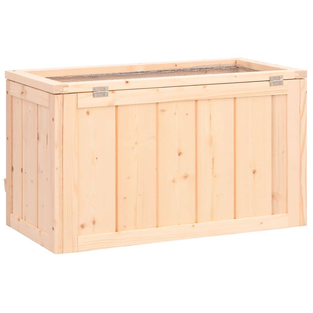 Cage à hamster - Cage pour hamsters 60x30x35 cm bois massif de sapin - Image 6