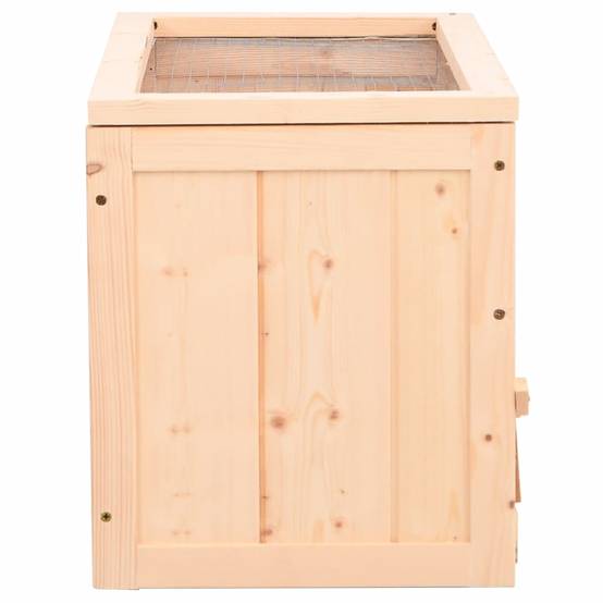 Cage à hamster - Cage pour hamsters 60x30x35 cm bois massif de sapin - Image 5