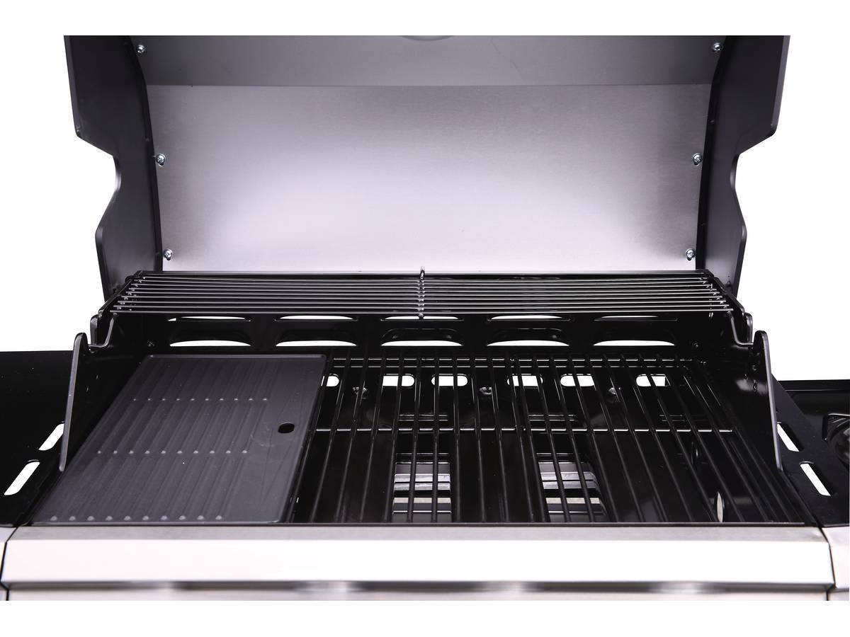 Habitat Et Jardin - Barbecue Gaz "bingo 4" - 4 Brûleurs Dont 1 Latéral - 14kw + Housse Protection - Noir -habitat Et Jardin - Image 4