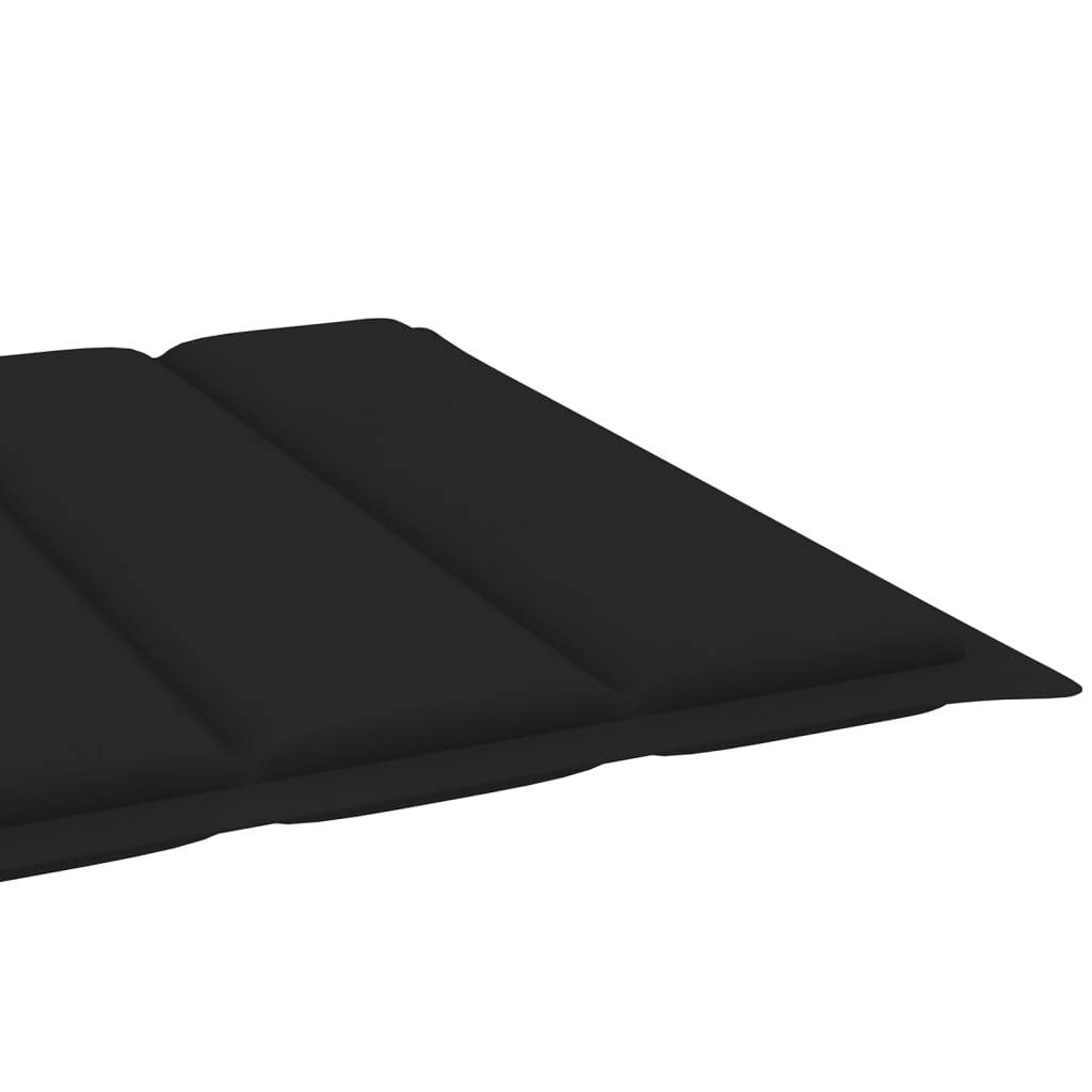 Bain de Soleil Acacia Roulettes Tablette & Coussin Noir Élégant – ComfortXL Outdoor Living - Image 10