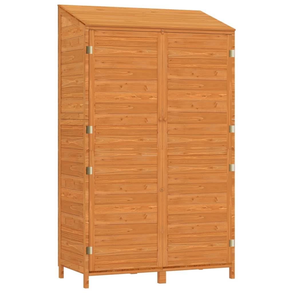 Abri de jardin 0.53m² - Cabane de jardin - Remise de jardin Marron 102x52x174,5 cm Bois de sapin solide MAISON CHIC - Image 1
