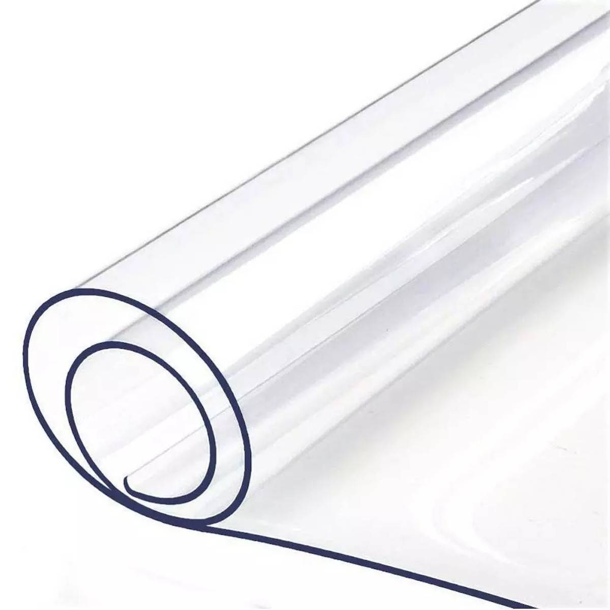 Nappe Transparente Epaisseur 1,4 MM Taille 140X220CM Composition 100% PVC Caoutchouc Protecteur De Meubles - Image 1