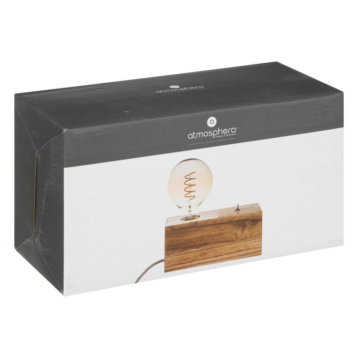 Entrepotbrico - Lampe socle "Tibu" beige H9cm - Atmosphera Créateur d'intérieur - Image 5