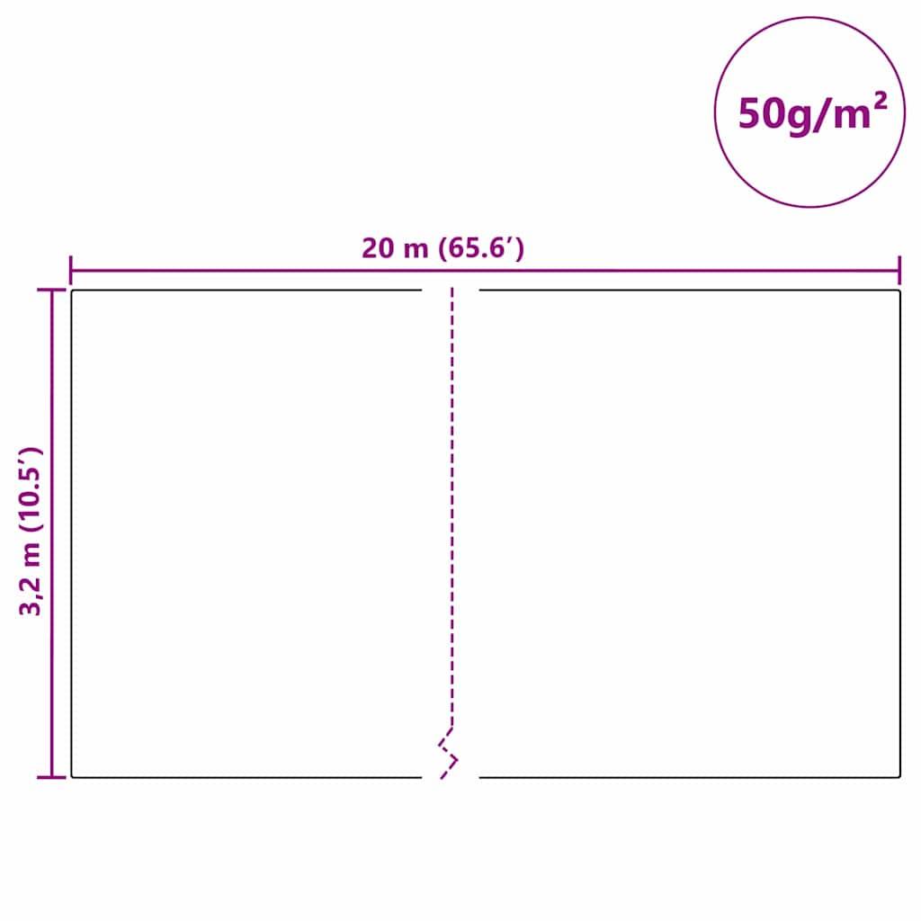 Large Voile Protection Hivernale Beige Tissu Non-Tissé 3,2m Largeur Isolation Haies Beige 20x3,2m – ComfortXL Outdoor Living - Image 8