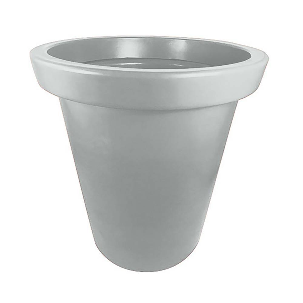 Pot de fleurs rond xxl delight 760l-lot de 2 - plast'up rotomoulage - Image 2