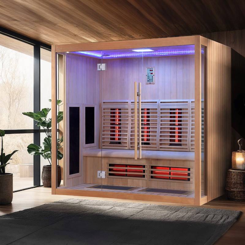 Sauna Infrarouge Boreal® Signature - 200 à Spectre Complet - 200x135x205 - Image 1