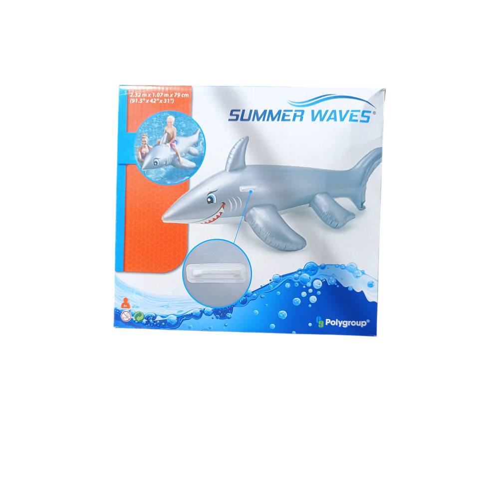 Bouée forme requin pour piscine - Image 2