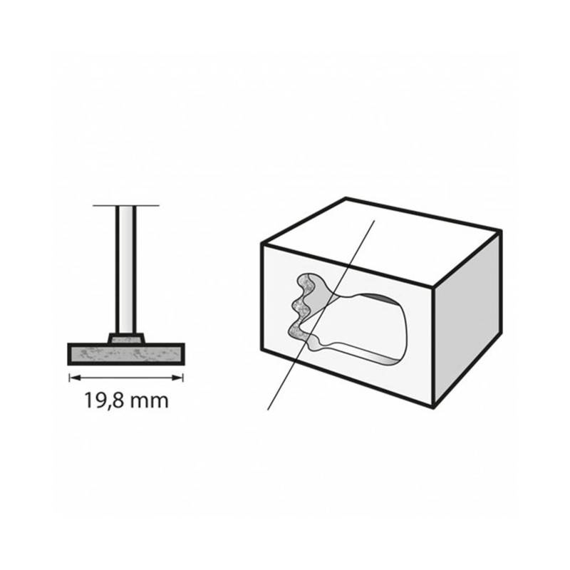 Meule à rectifier en carbure de silicium 19,8mm DREMEL - Image 2