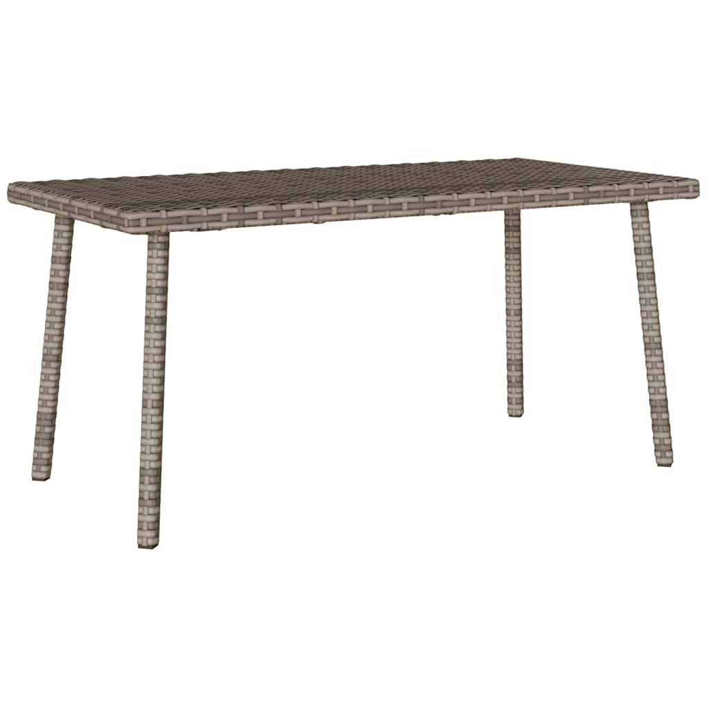 ComfortXL - Grande Table Basse de Jardin 80x40cm en Résine Tressée Grise, Idéale pour Apéritifs – ComfortXL Outdoor Living - Image 6