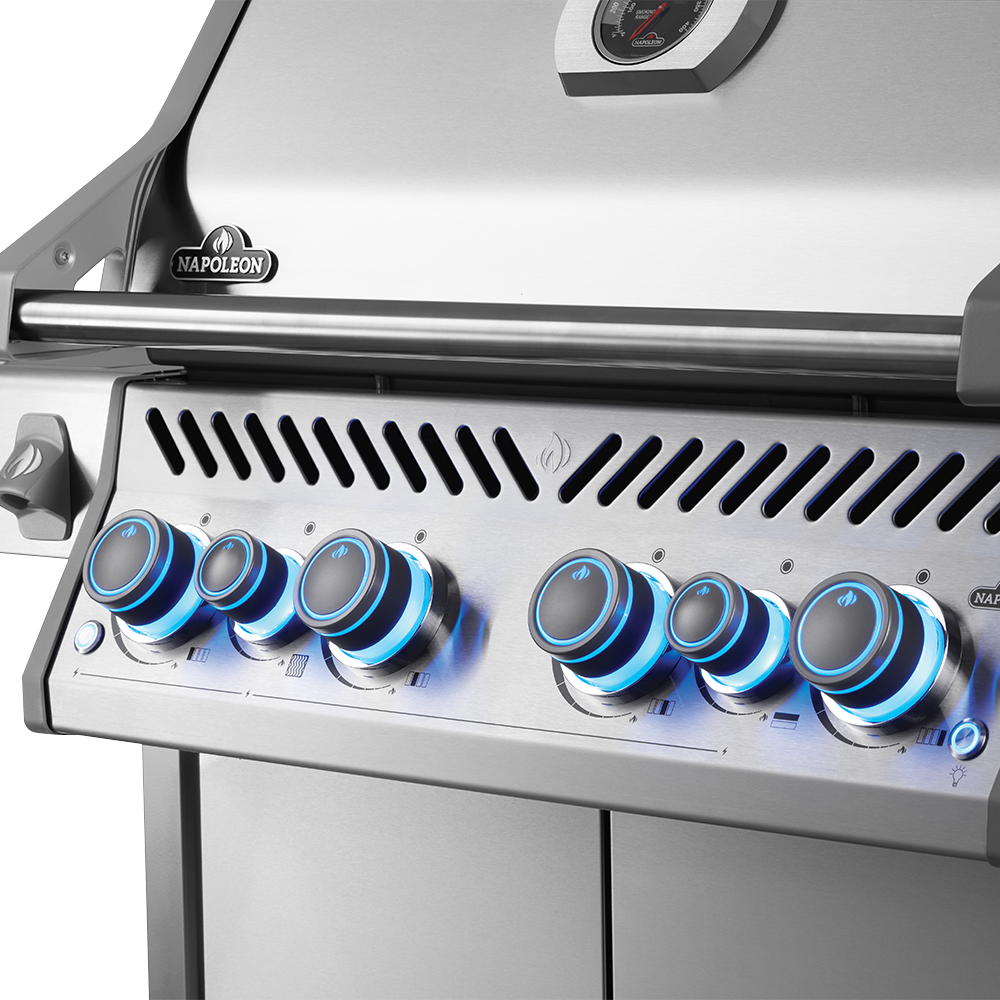 Napoleon - Barbecue à gaz Rogue PRO-S 525 + Sizzle Zone + Brûleur arrière - Inox - Image 3