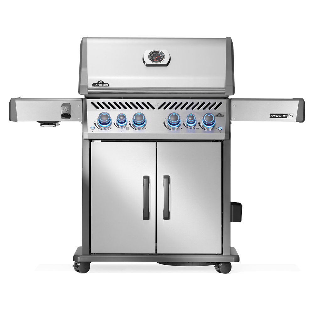 Napoleon - Barbecue à gaz Rogue PRO-S 525 + Sizzle Zone + Brûleur arrière - Inox