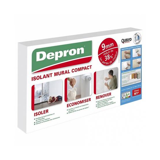 Quelyd - Pack de 7 Plaques de polystyrène 9mm + Colle DEPRON - Image 2