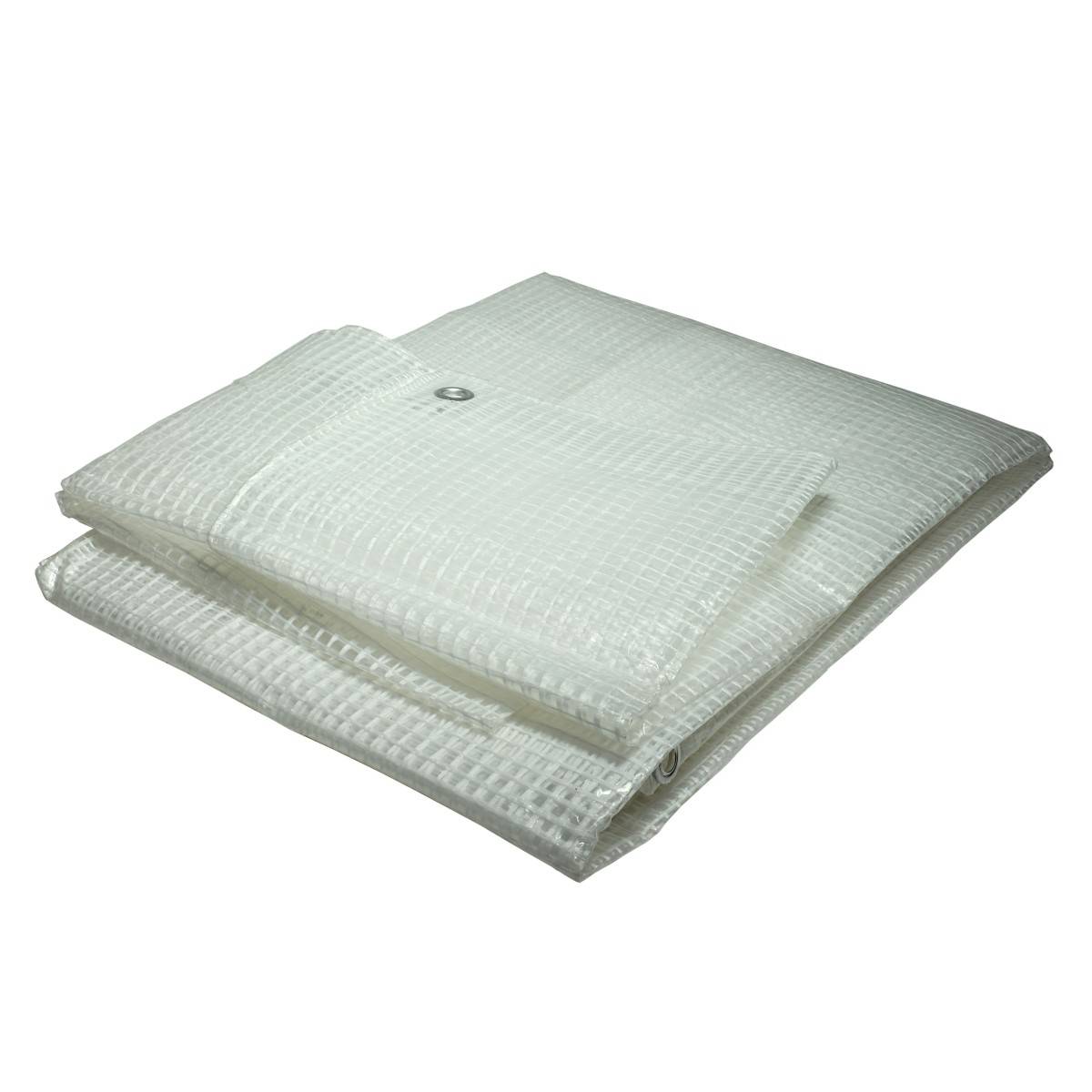 Tecplast - Toile pour pergola et tonnelle 4 x 10 m Transparente polyéthylène 170g/m² KZ GARDEN - Image 1