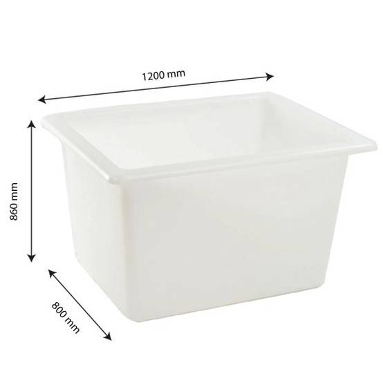 Bac Grand Volume Blanc - Gilac - - Gamm vert