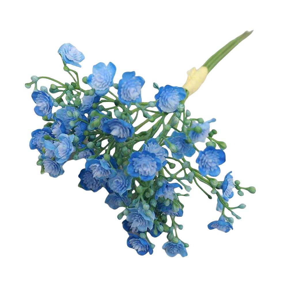 Bouquet de Gypsophile Artificielle Bleu - Lot de 12 Tiges - Décoration Élégante Sans Entretien - Lytech - Image 1