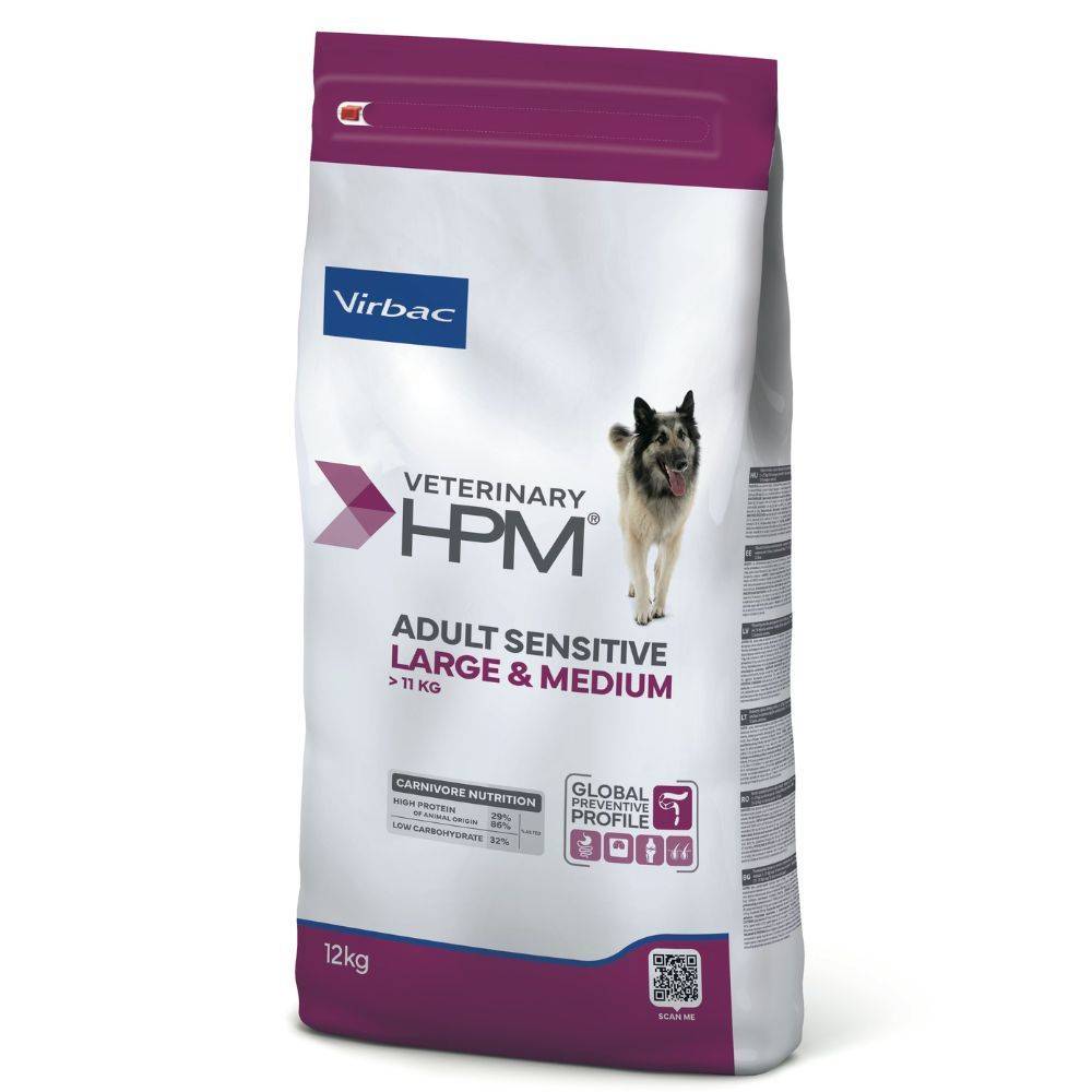Croquettes Virbac HPM Adult Sensitive Digest Medium & Large Sac 12 kg - Image 3