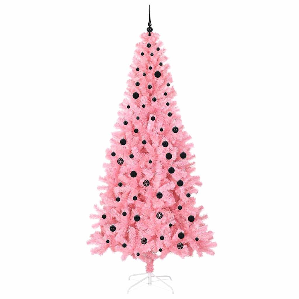 Vidaxl - Sapin de Noël Rose 240 cm PVC vidaXL 3396448 - Image 5