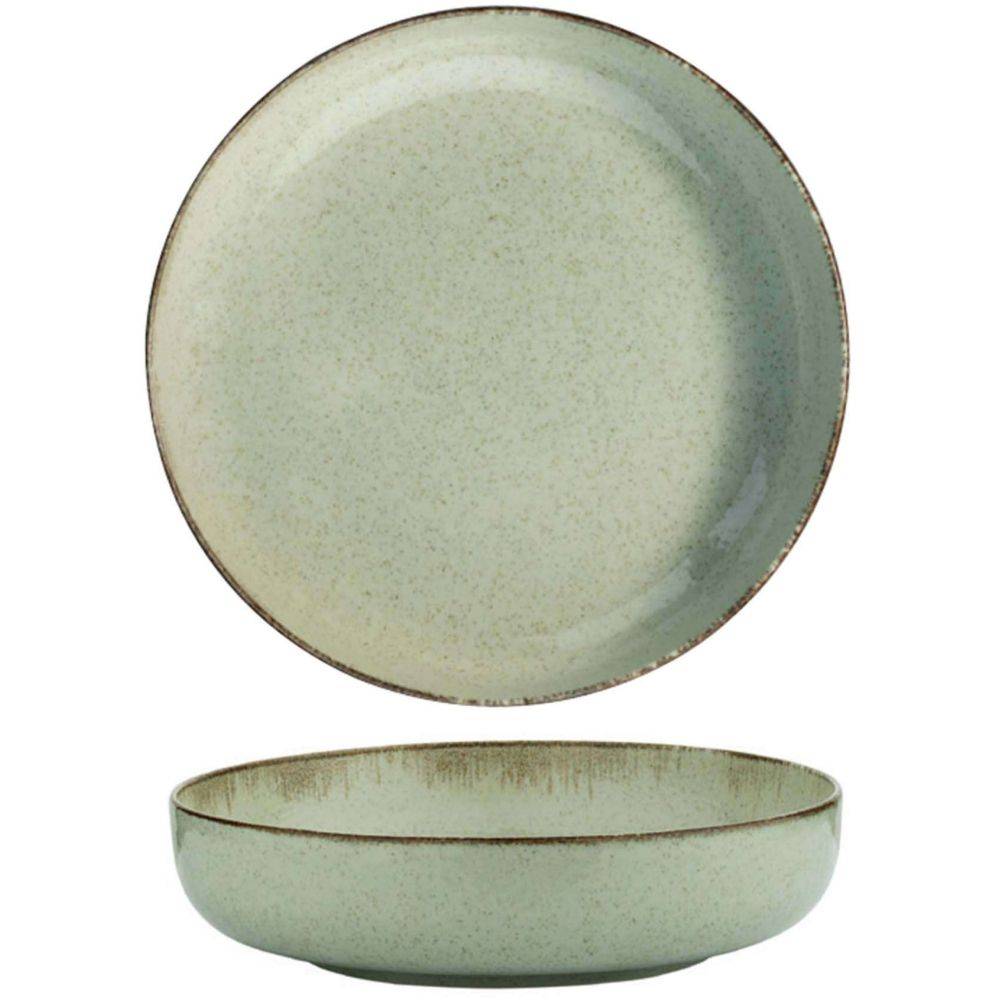 Hanah Home - Service de table en porcelaine Point 24 pièces Vert - Image 4