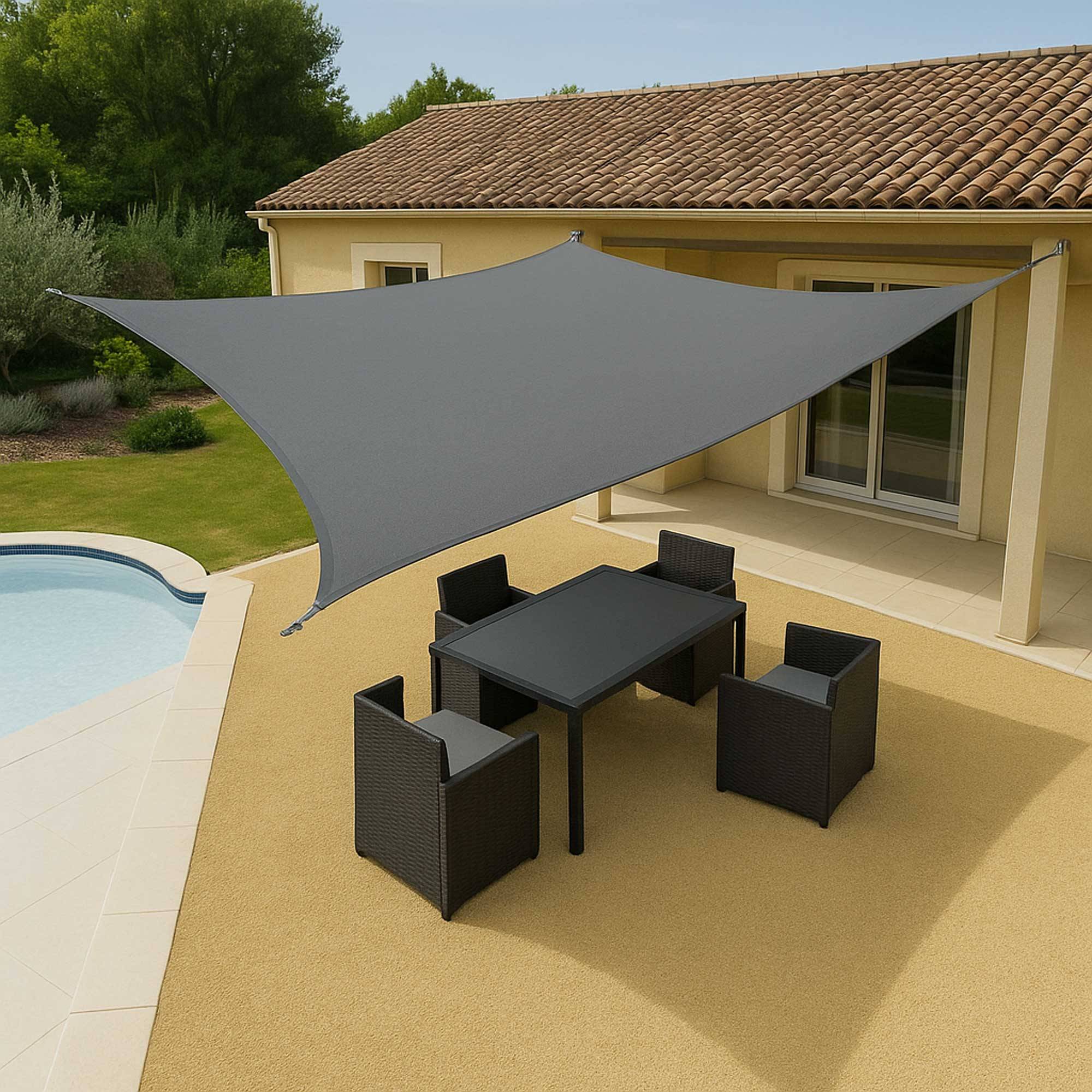 WERKA PRO Toile Pour Pergola 3x4m Crème – Protection Robuste & Élégante Pour Votre Espace Extérieur