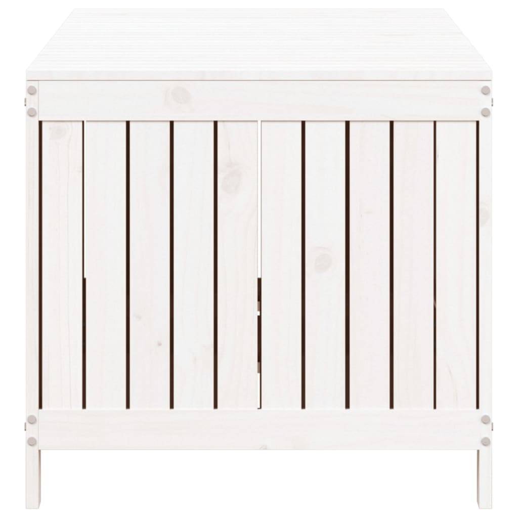Coffre de jardin bois de pin blanc 147 x 68 x 64 cm - PANGIVO - Image 7