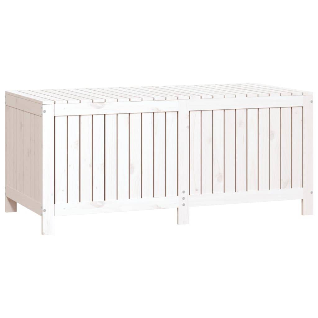 Coffre de jardin bois de pin blanc 147 x 68 x 64 cm - PANGIVO - Image 5