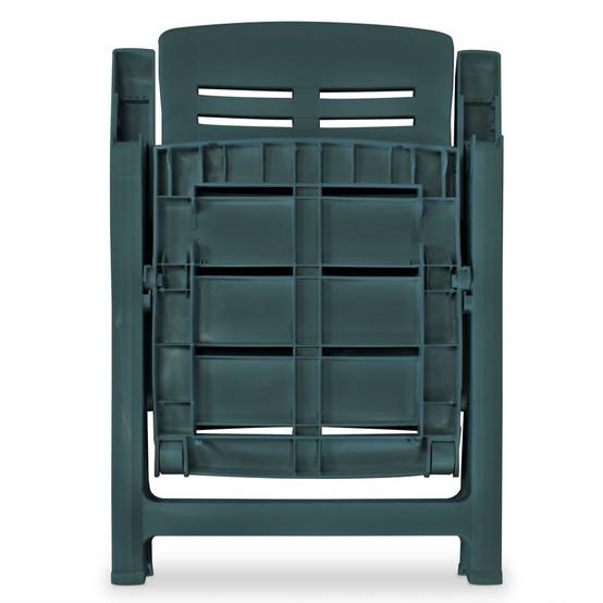Vidaxl - Ensemble à manger d'extérieur 7 pcs Plastique Vert vidaXL 275080 - Image 8