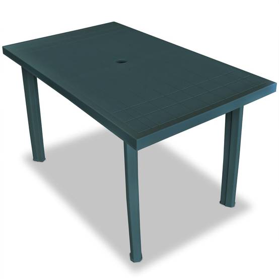 Vidaxl - Ensemble à manger d'extérieur 7 pcs Plastique Vert vidaXL 275080 - Image 2