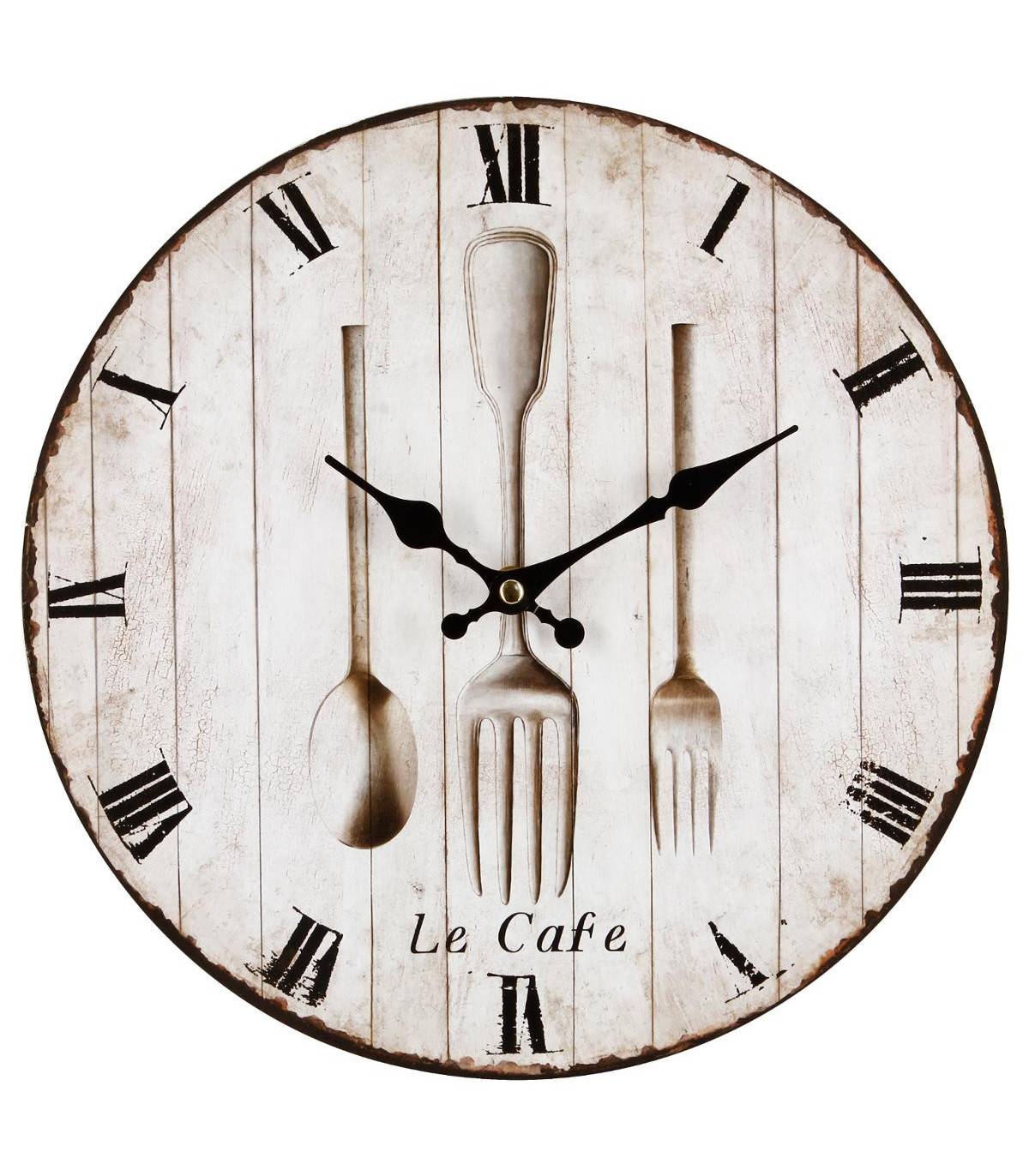 Pendule murale en Bois D 28 cm - Image 1