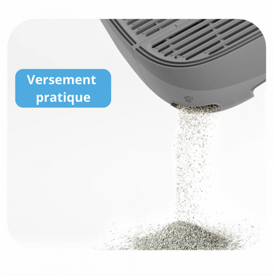 NEAKASA M1 Litière automatique pour grands chats, Grise + Marche pour litière NEAKASA - Image 4