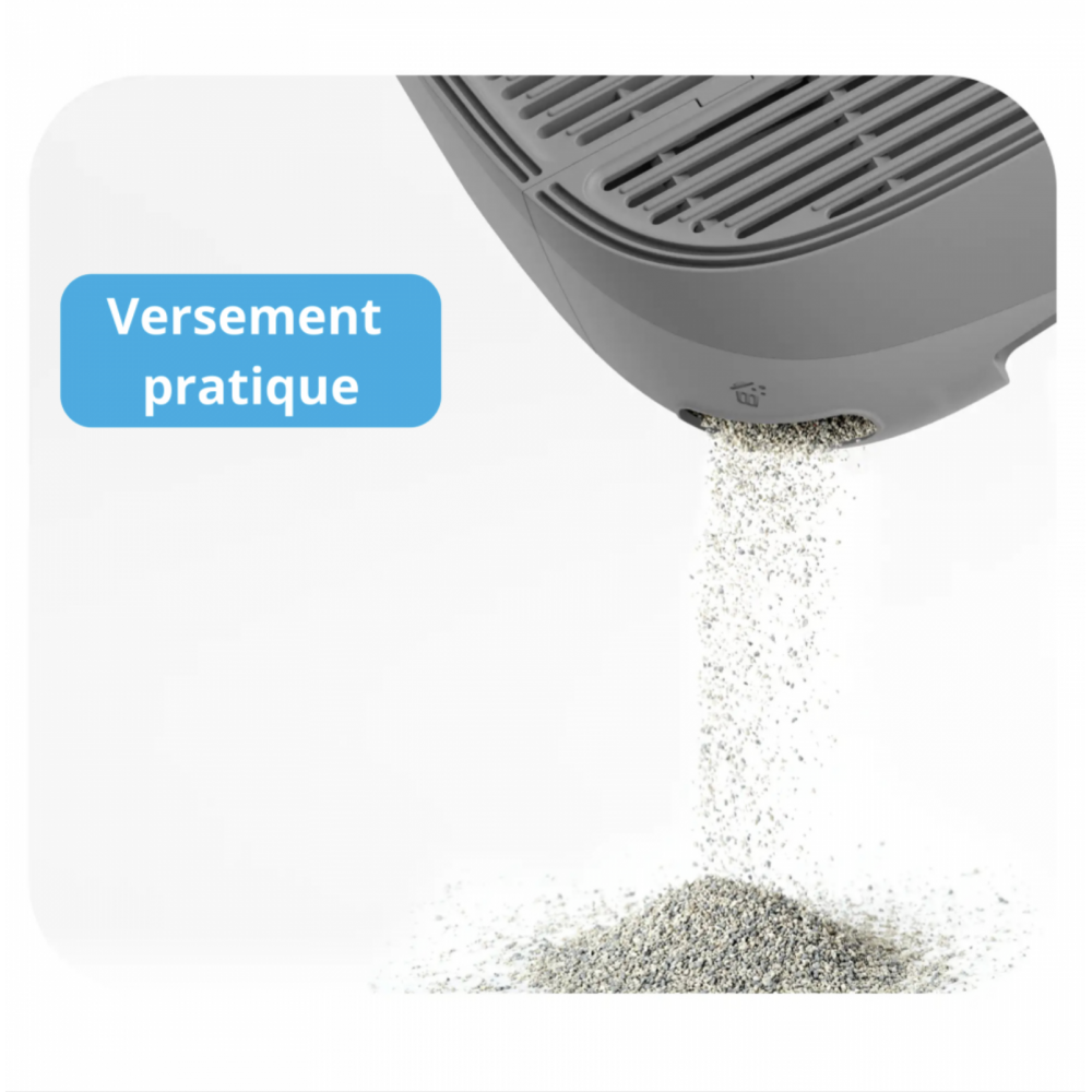 NEAKASA M1 Litière automatique pour grands chats, Grise + Marche pour litière NEAKASA - Image 4