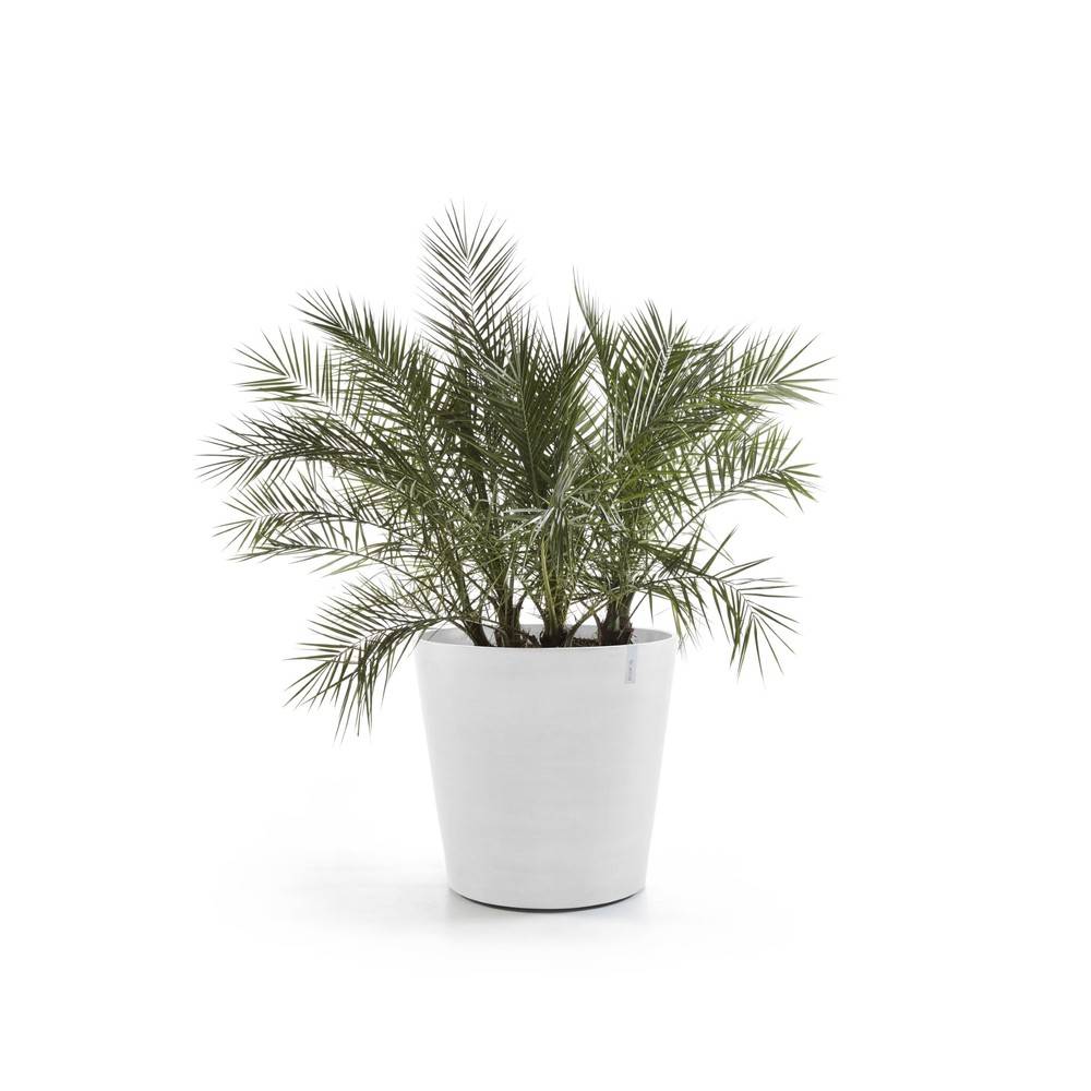 Ecopots - Pot Amsterdam à roulette 100 Pure White ECOPOTS - Image 2