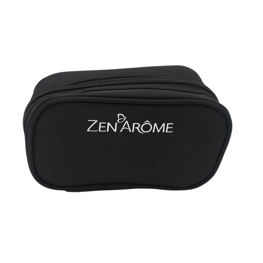 Trousse de Rangement pour Huiles Essentielles - Noire - 10 Emplacements – Transport Facile- Protection–Rangement Pratique- Zen'Arôme