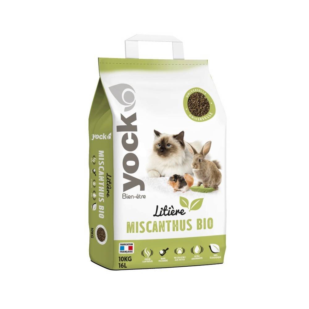 Autre - Yock Litière Miscanthus Bio Chat 16 l - Image 2