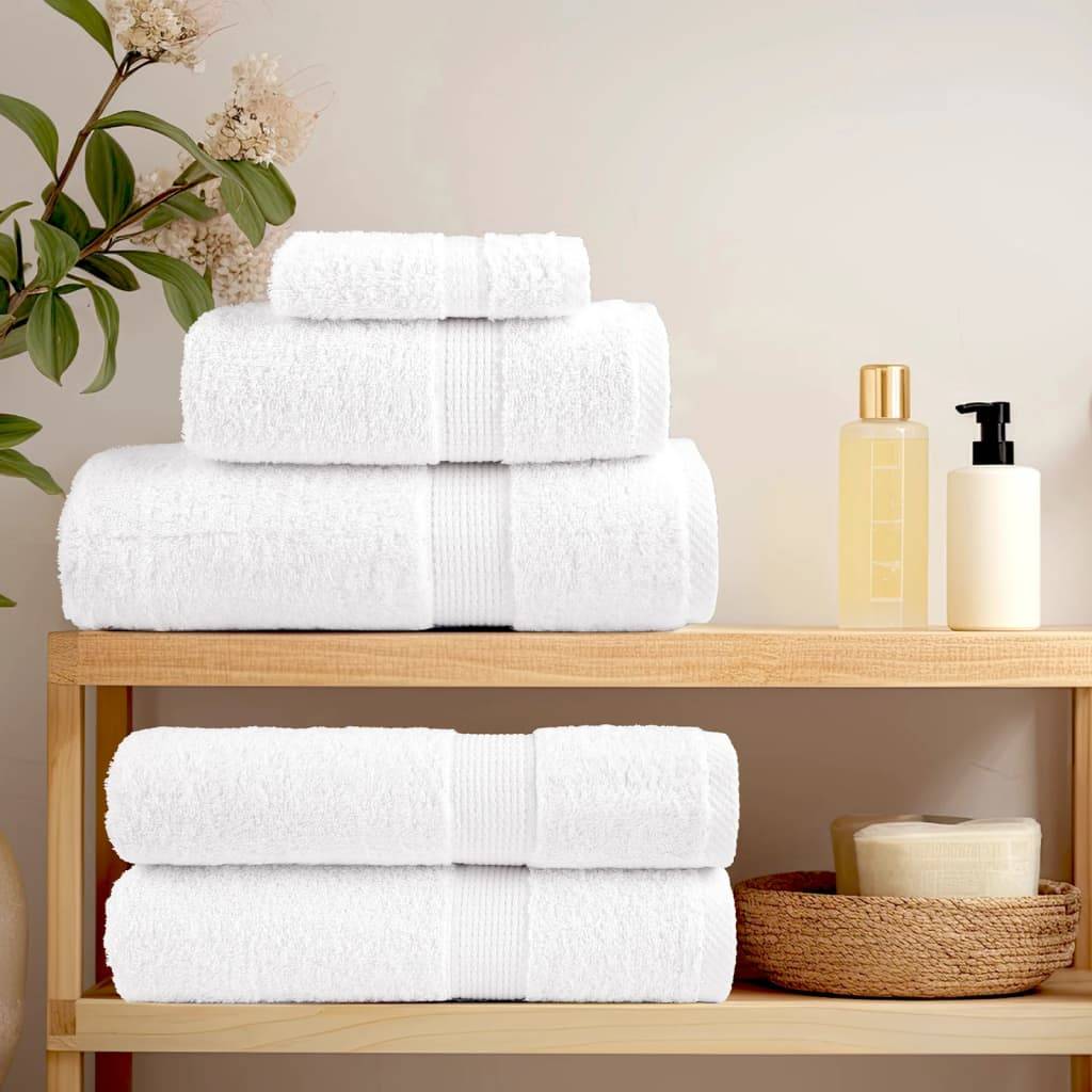 Ensemble de serviettes de qualité supérieure SOLUND 6 pcs blanc Maison Chic - Image 3
