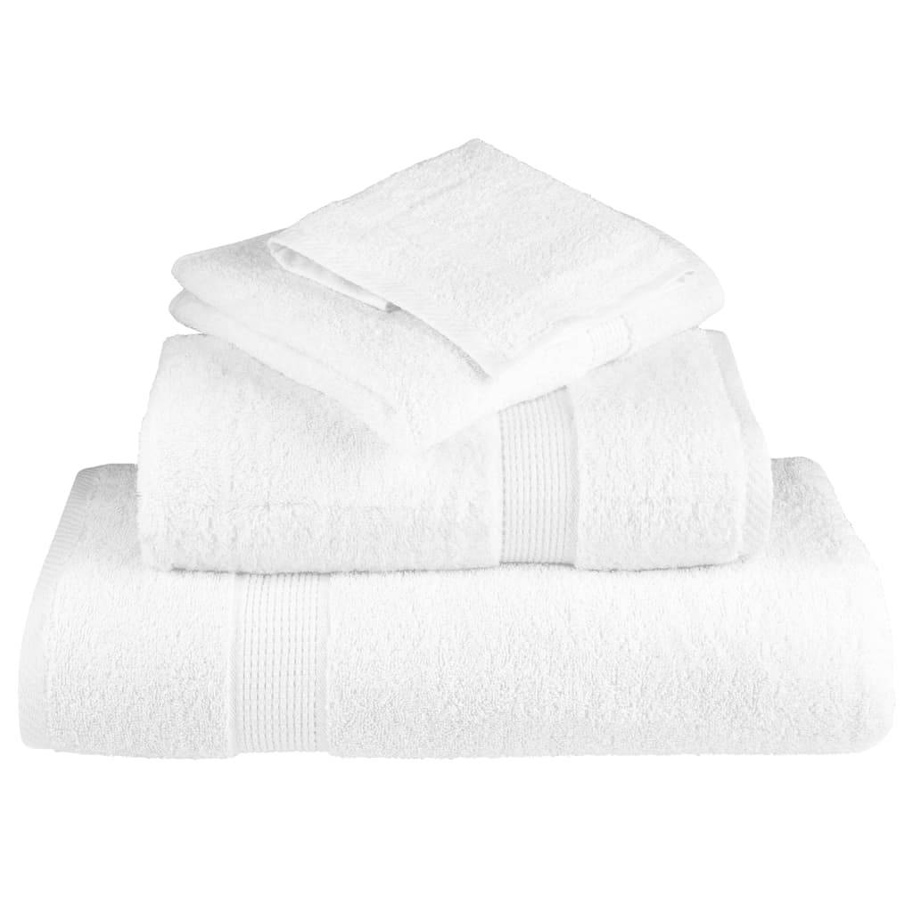 Ensemble de serviettes de qualité supérieure SOLUND 6 pcs blanc Maison Chic - Image 4