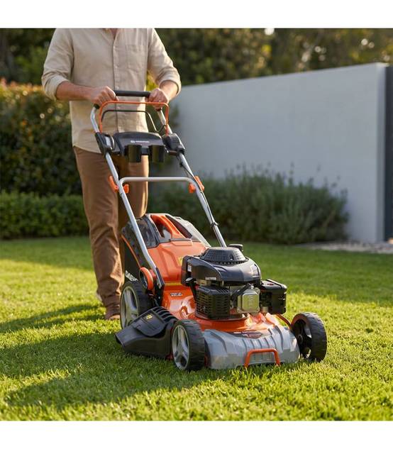 Tondeuse thermique autotractée 150cc 46cm coupe mulching DAEWOO DLM4600SP - Image 6