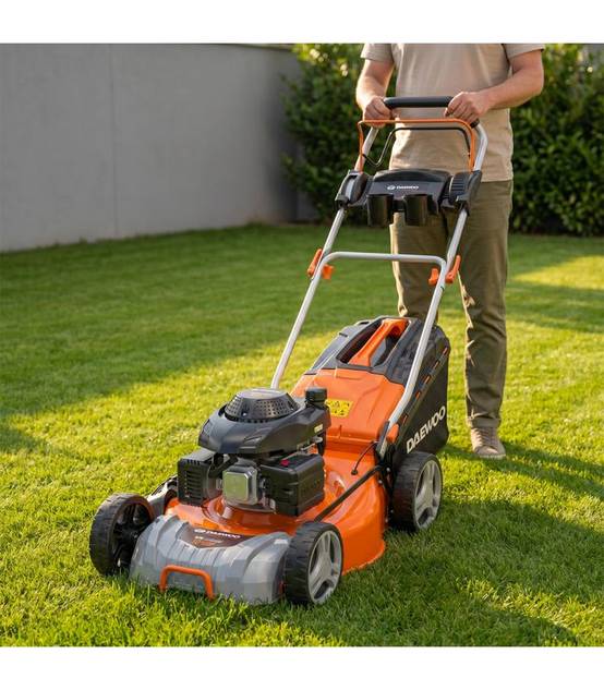 Tondeuse thermique autotractée 150cc 46cm coupe mulching DAEWOO DLM4600SP - Image 5