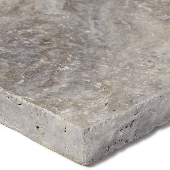 Couvertine Travertin Gris Silver 61x40x3 cm (à l'unité) - RO'MA NATURE - Image 3
