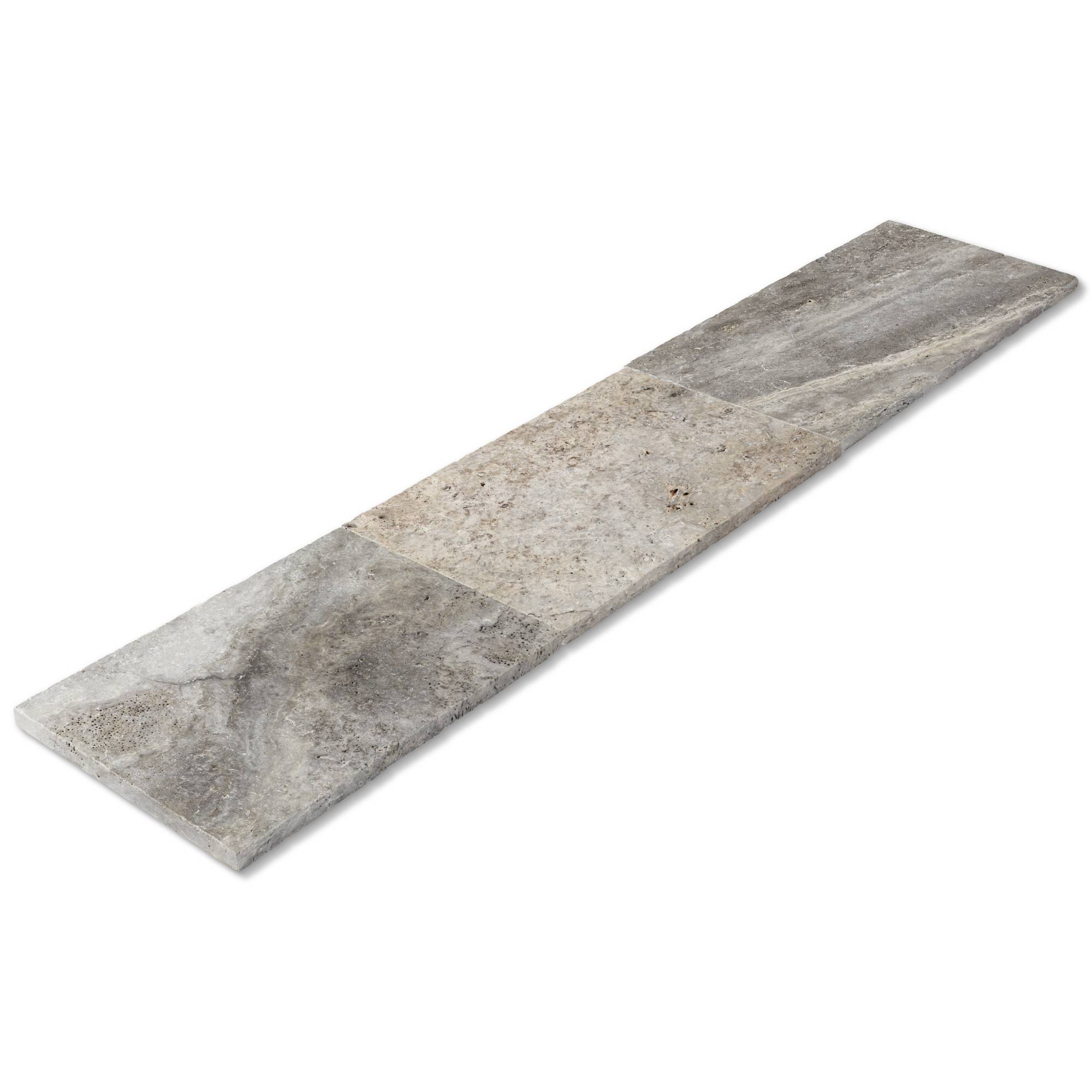 Couvertine Travertin Gris Silver 61x40x3 cm (à l'unité) - RO'MA NATURE - Image 2