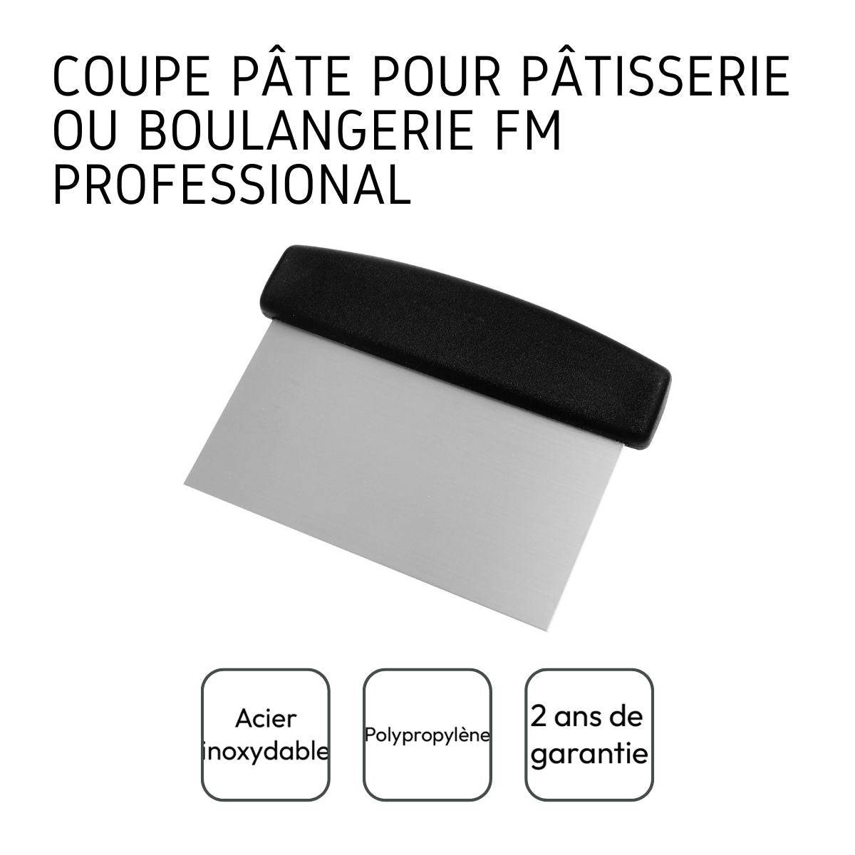 Coupe pâte boulanger en inox FM Professional - Image 4