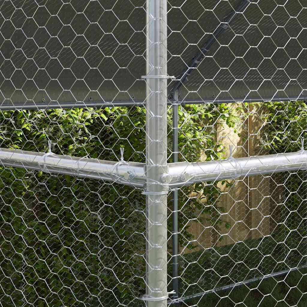 ComfortXL - Grand enclos poules 6x2m acier galvanisé parc grillagé extérieur jardin – ComfortXL Outdoor Living - Image 3
