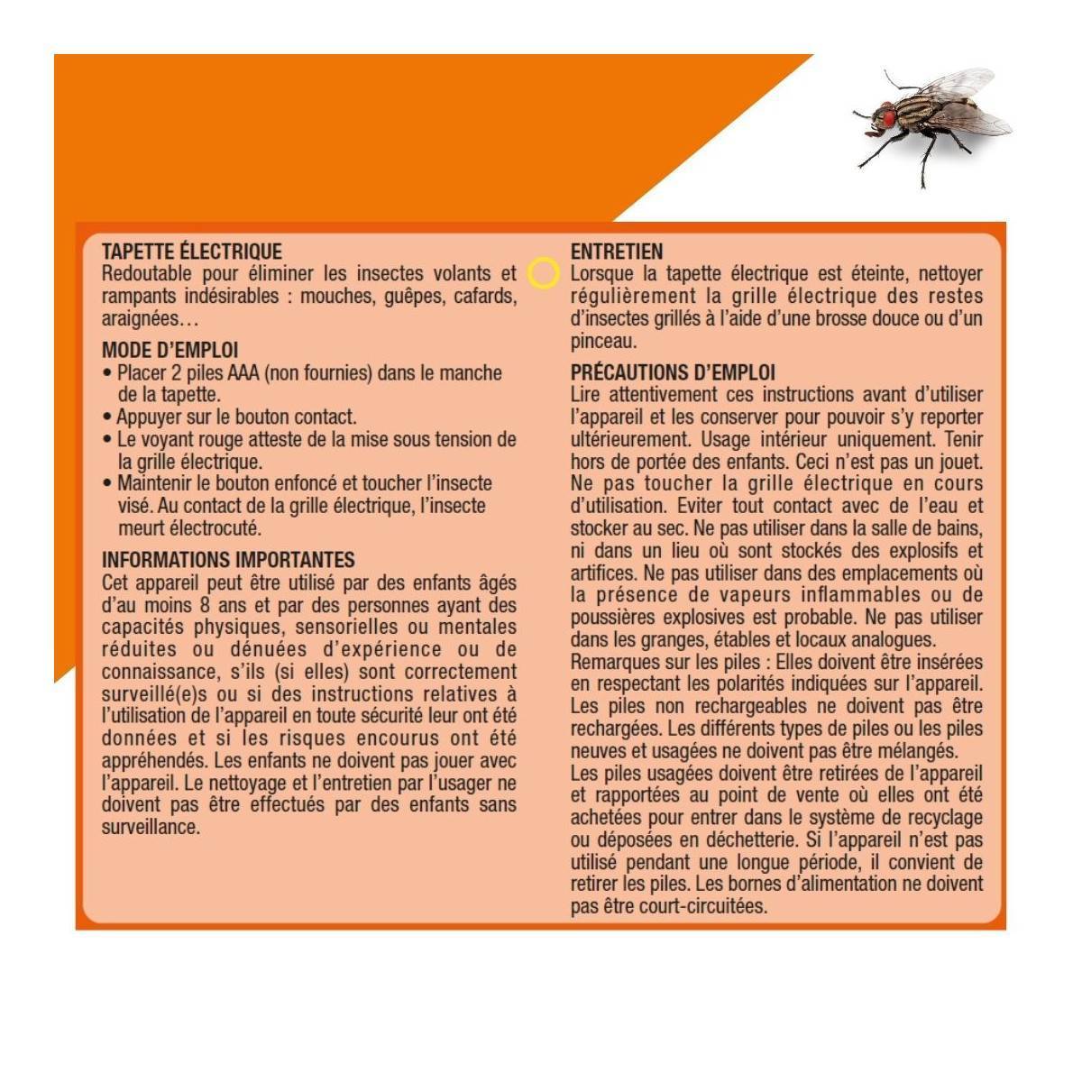 ACTO Tapette Électrique Anti-Insectes - Lot de 3 | Efficacité Immédiate - Image 6