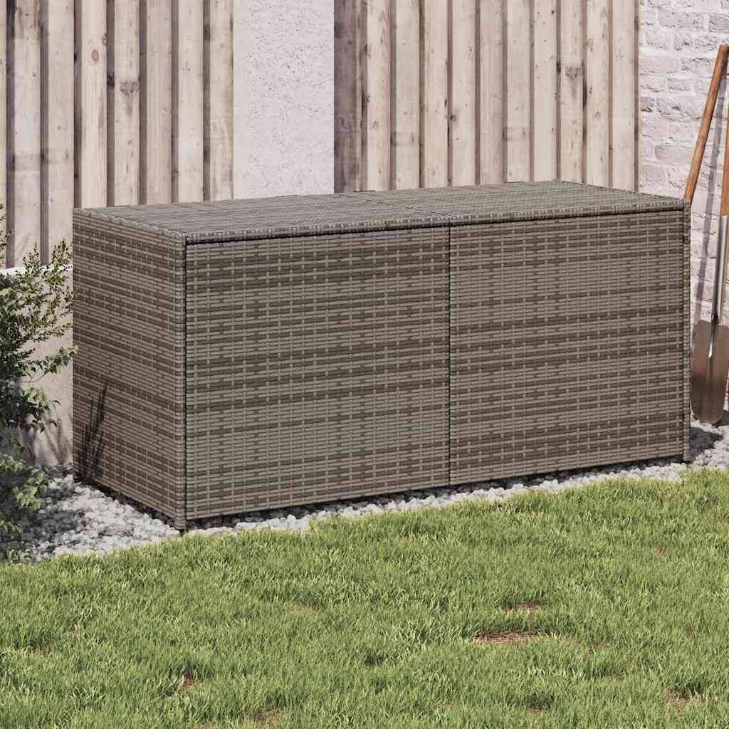 PANGIVO - Coffre de jardin résine tressée gris 120 x 50 x 56 cm - PANGIVO - Image 1