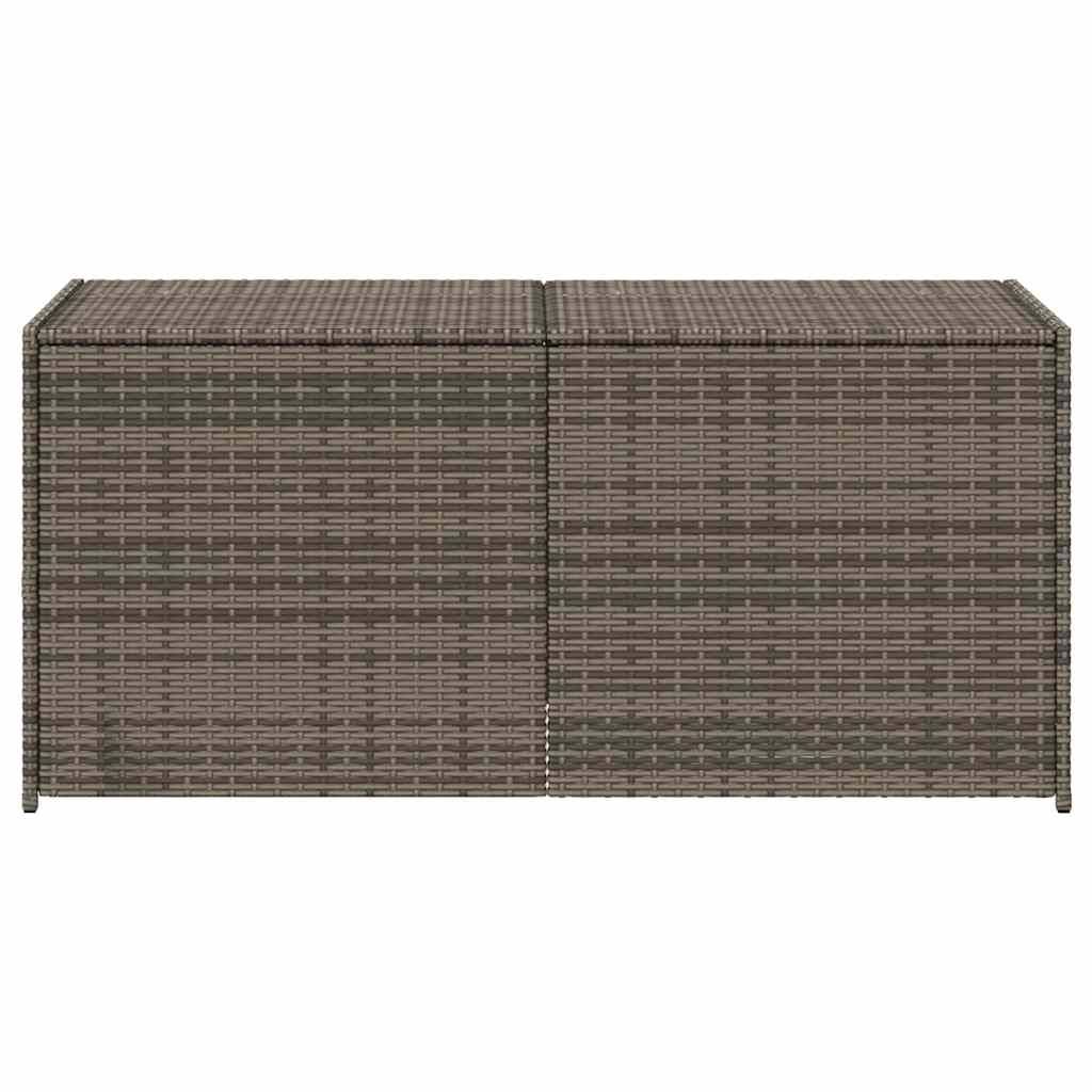 PANGIVO - Coffre de jardin résine tressée gris 120 x 50 x 56 cm - PANGIVO - Image 4